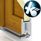 Műanyag bejárati ajtó